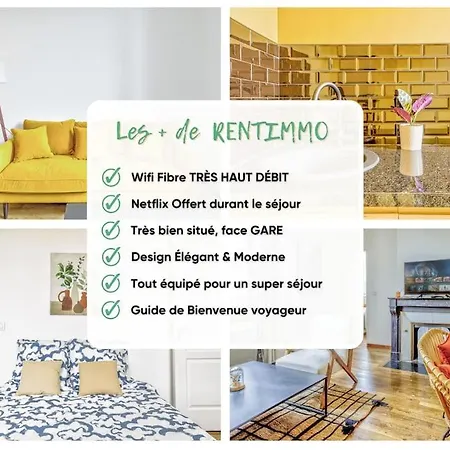 Apartment Le Safari - Face Gare - Parking - Familial & Architecte - Rent Immo
