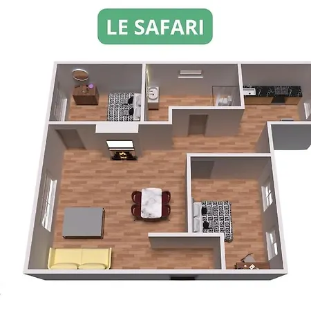 Le Safari - Face Gare - Parking - Familial & Architecte - Rent Immo