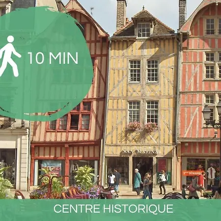 Le Safari - Face Gare - Parking - Familial & Architecte - Rent Immo Apartment Troyes